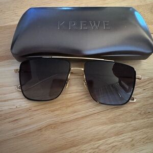 Bolden Matte Black 24K Titanium Mirrored Sunglasses
